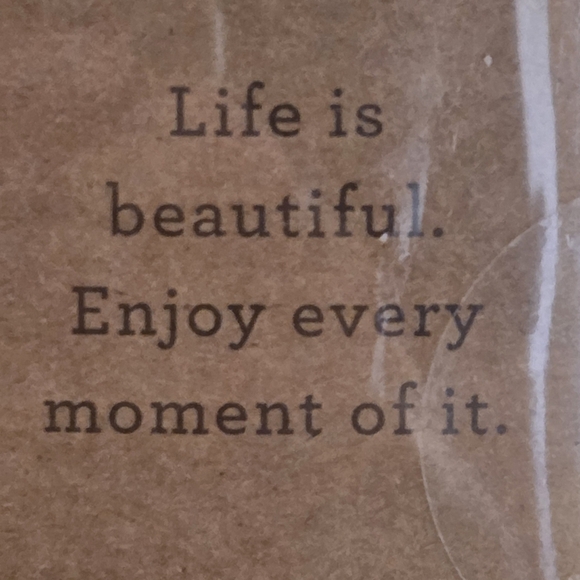 NWT DEMDACO Watercolor Wildflowers Stoneware Hanging Mini Bell Ornament - Picture 2 of 7